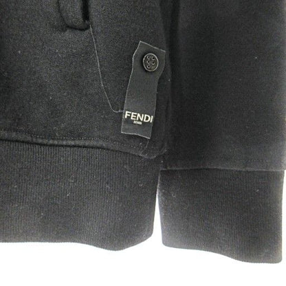 Fendi Sylvia Period 17AW Bug's Eye Monster Zip Hoodie Sweatshirt 44 Black 1104