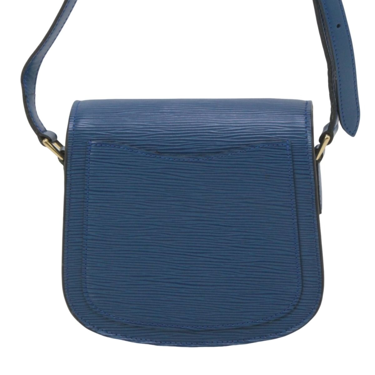 Louis Vuitton Epi Saint Cloud Shoulder Bag M52195 Blue