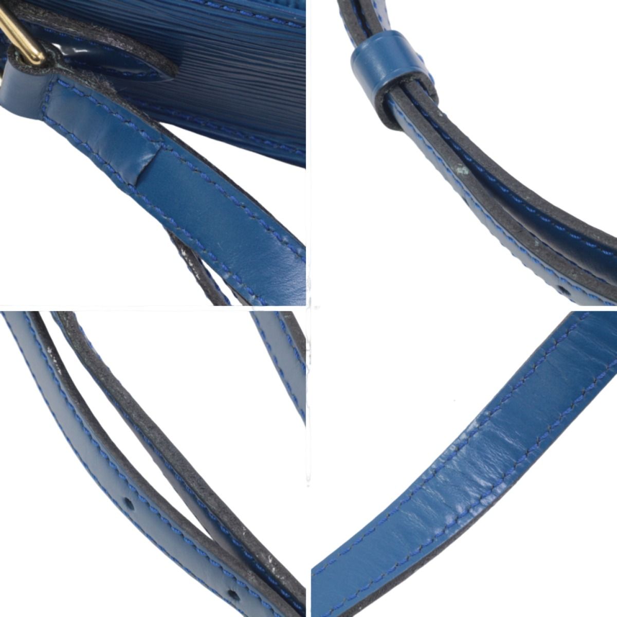 Louis Vuitton Epi Saint Cloud Shoulder Bag M52195 Blue