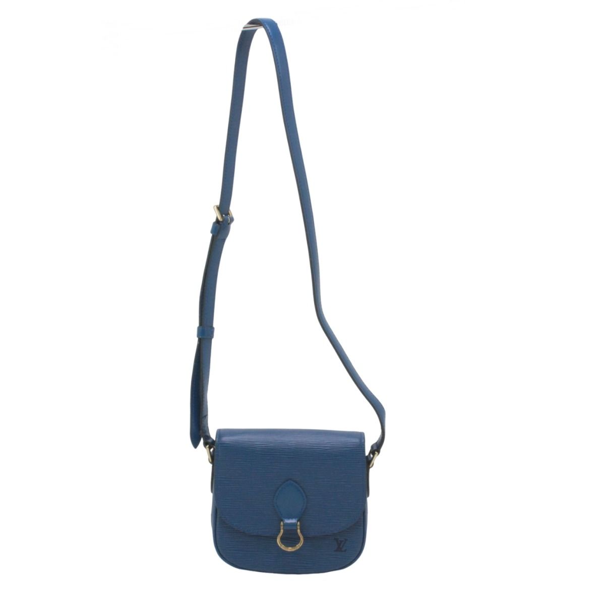 Louis Vuitton Epi Saint Cloud Shoulder Bag M52195 Blue