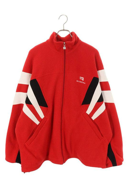 Balenciaga 21AW 675272 Tjq32 Sporty B Logo Oversized Fleece Blouson Men's XXS