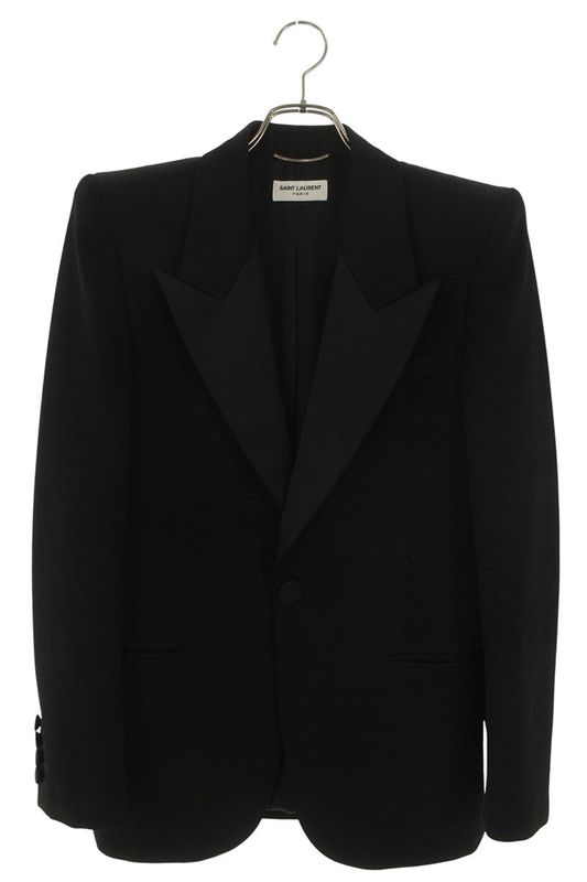 Saint Laurent Paris 758219 Y7e63 Smoking 1B Tailored Jacket Men's 44