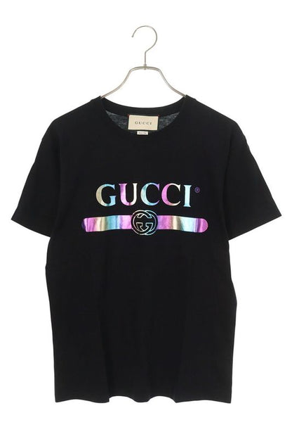 Gucci 548334 Xja09 Front Logo T-shirt Men's XS