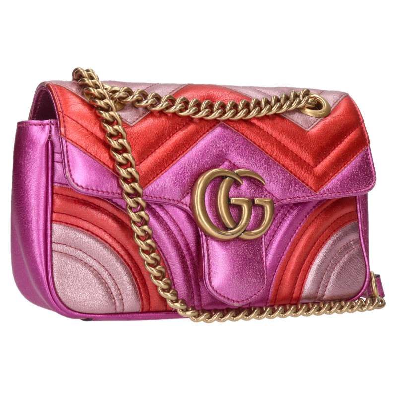 Gucci 446744 GG Marmont Quilted Shoulder Bag For Men