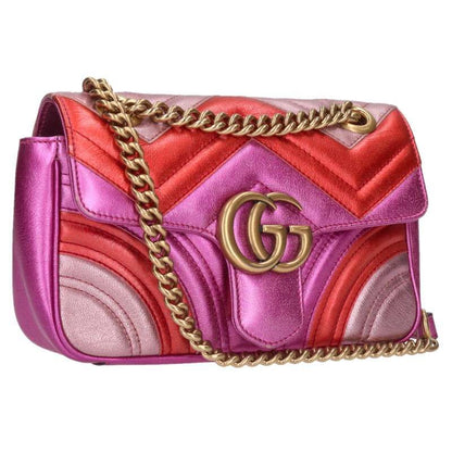 Gucci 446744 GG Marmont Quilted Shoulder Bag For Men