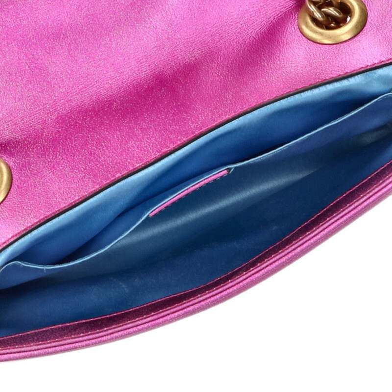 Gucci 446744 GG Marmont Quilted Shoulder Bag For Men