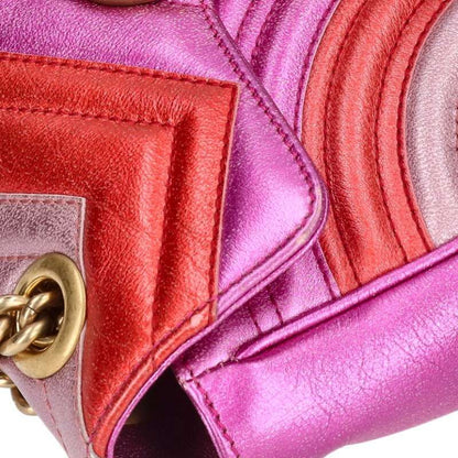 Gucci 446744 GG Marmont Quilted Shoulder Bag For Men