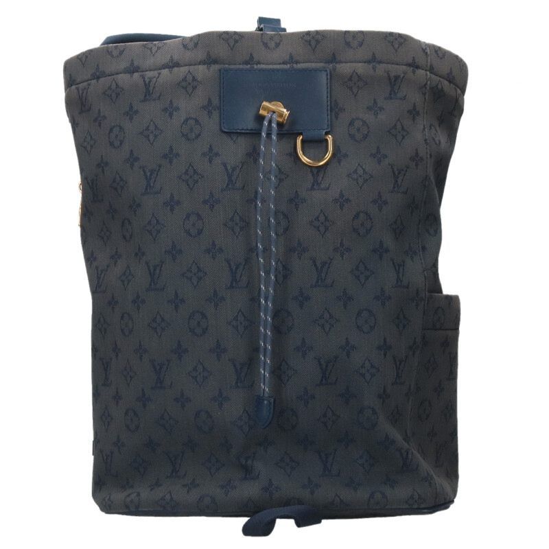 Louis Vuitton M44617 Chalk Backpack Monogram Denim Backpack Men's