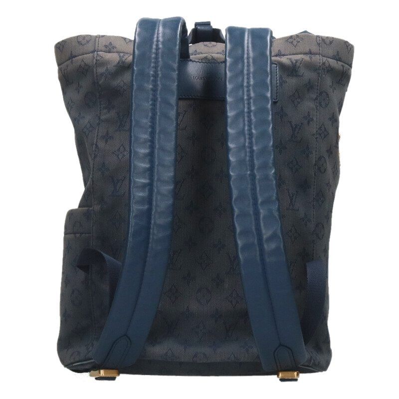 Louis Vuitton M44617 Chalk Backpack Monogram Denim Backpack Men's