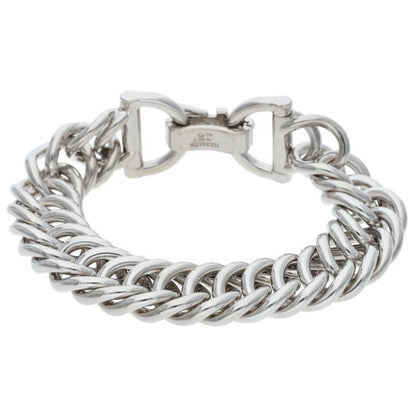 Hermes Petits Champs Petit Chien Silver Bracelet Men's