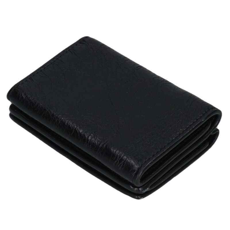 Balenciaga 459069 Trifold Leather Wallet For Men