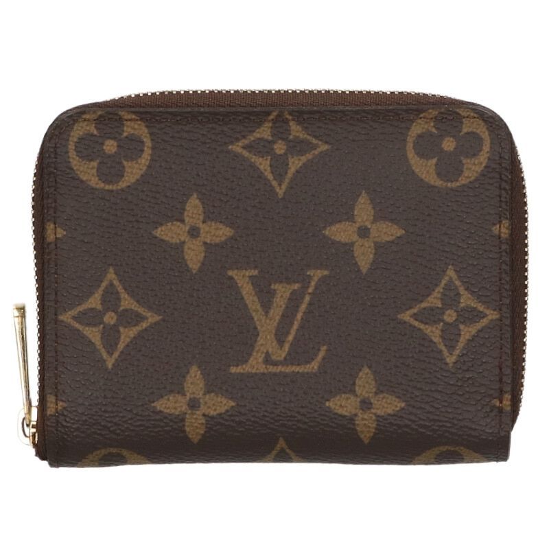 Louis Vuitton M60067 Zippy Coin Purse Monogram Full Zip Wallet Men's