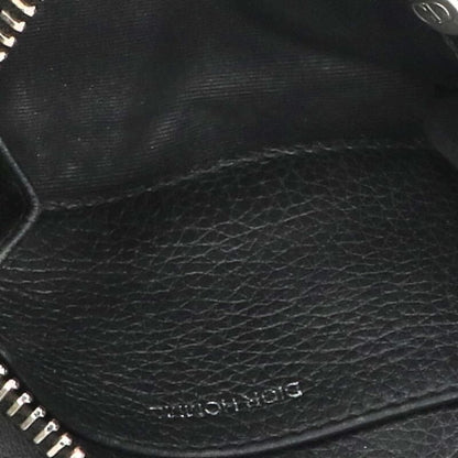 Dior Homme Leather Zip Card Case With Key Ring Men's