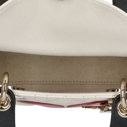 Dior Amour Lady Dior Canage Lamb Skin Shoulder Bag Women