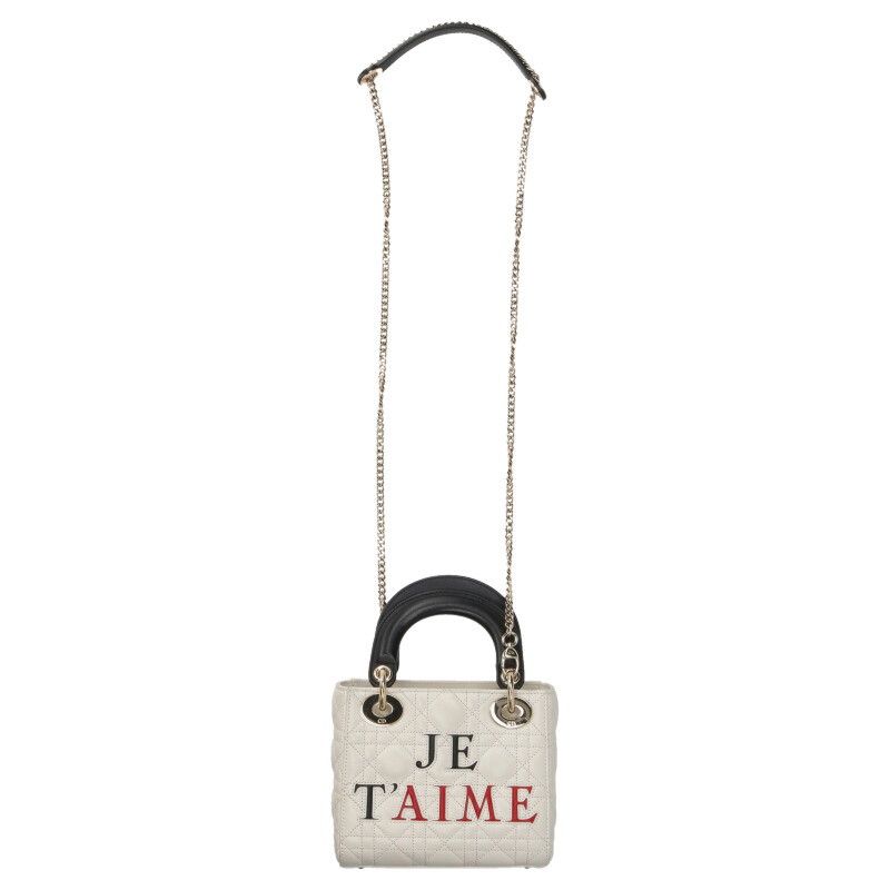 Dior Amour Lady Dior Canage Lamb Skin Shoulder Bag Women