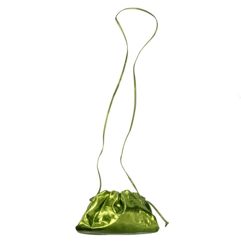 Bottega Veneta Mini The Pouch Metallic Shoulder Bag Women