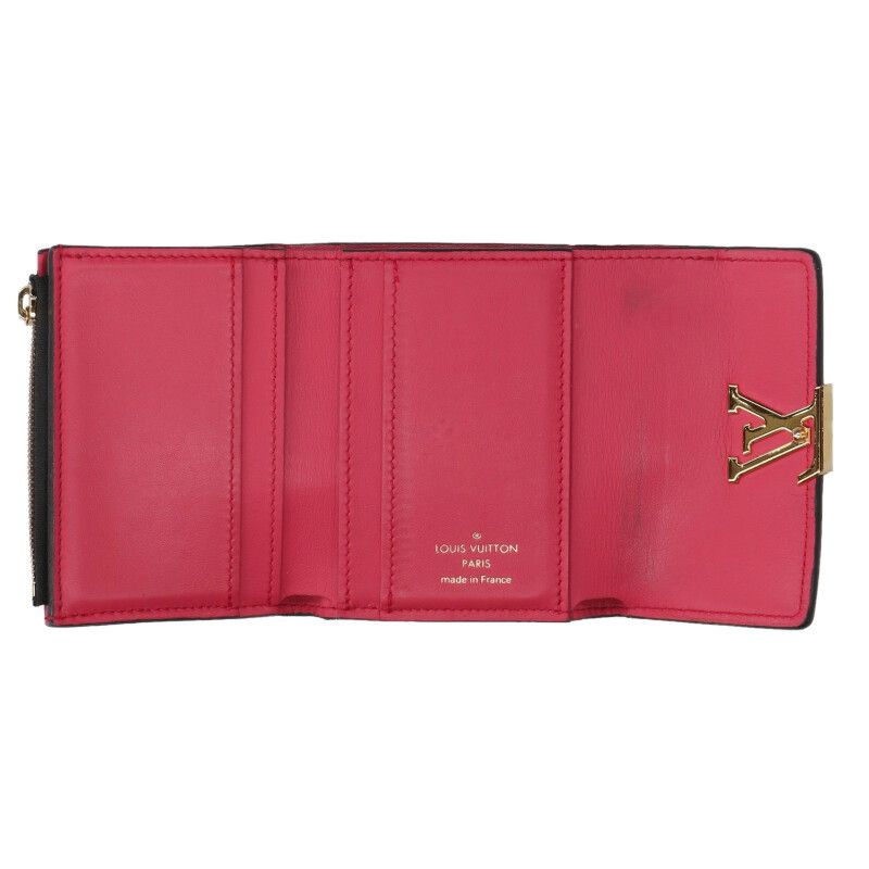 Louis Vuitton M68587 Portefeuille Capucines XS LV Logo Leather Compact Trifold