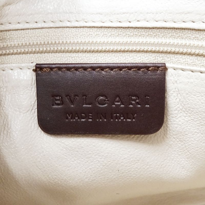 Bvlgari Bag Women's Brand Handbag Hand Pouch Shoulder Bag Bvlgari Leather Brown