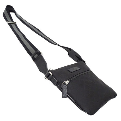 Gucci Bag Women Men Brand Shoulder Bag GG Nylon Black 449183 Black Mini Bag