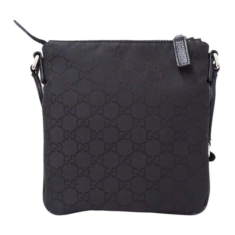 Gucci Bag Women Men Brand Shoulder Bag GG Nylon Black 449183 Black Mini Bag