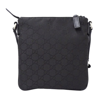 Gucci Bag Women Men Brand Shoulder Bag GG Nylon Black 449183 Black Mini Bag