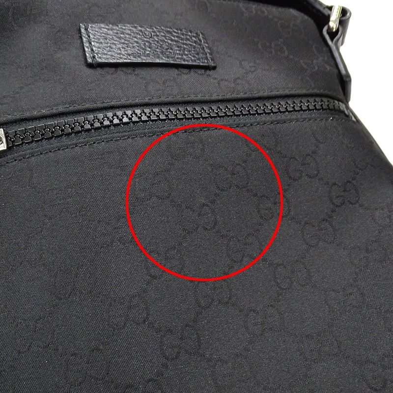 Gucci Bag Women Men Brand Shoulder Bag GG Nylon Black 449183 Black Mini Bag