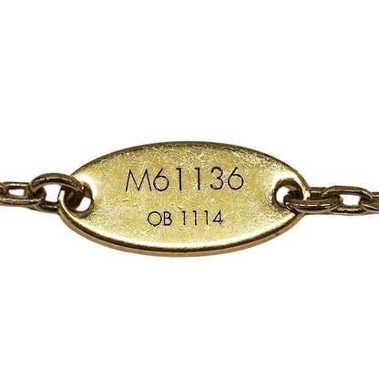 Louis Vuitton Necklace Women's Brand LV&V Heart Necklace Gold M61136 Accessory