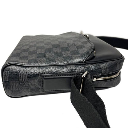 Louis Vuitton Shoulder Bag Damier Graphite Diton PM Black Gray
