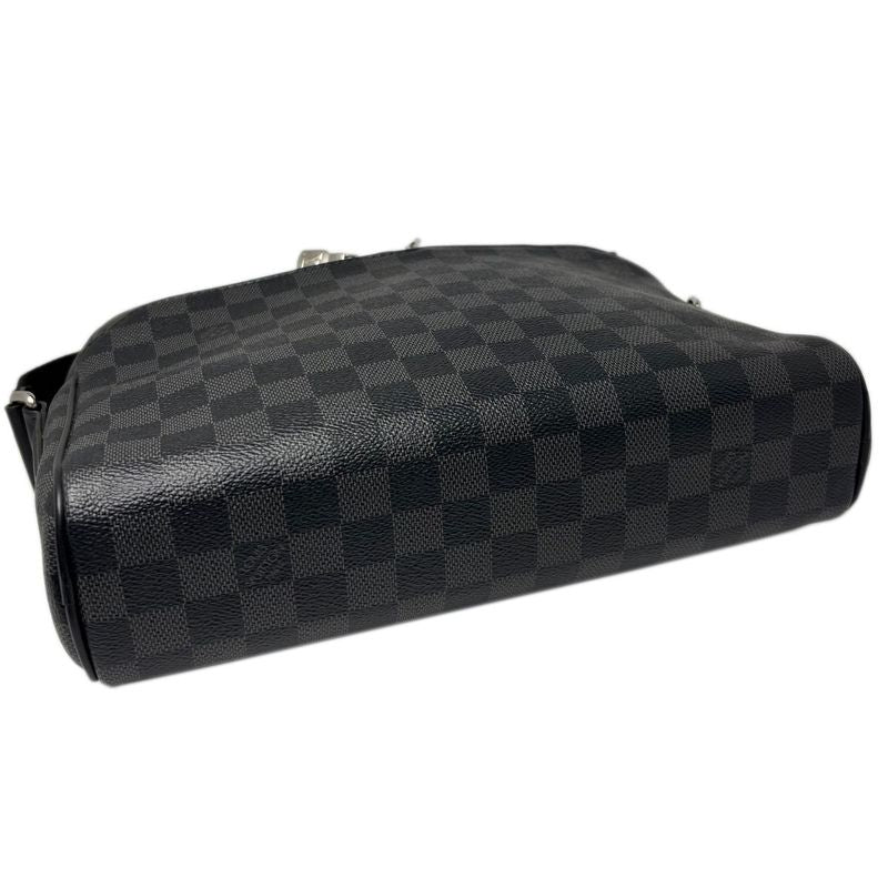 Louis Vuitton Shoulder Bag Damier Graphite Diton PM Black Gray