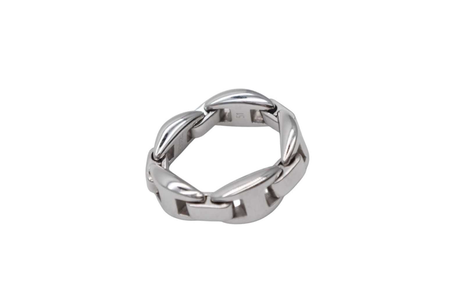 Hermes Ring Vintage Luna Park 925 Sterling Silver — view 3