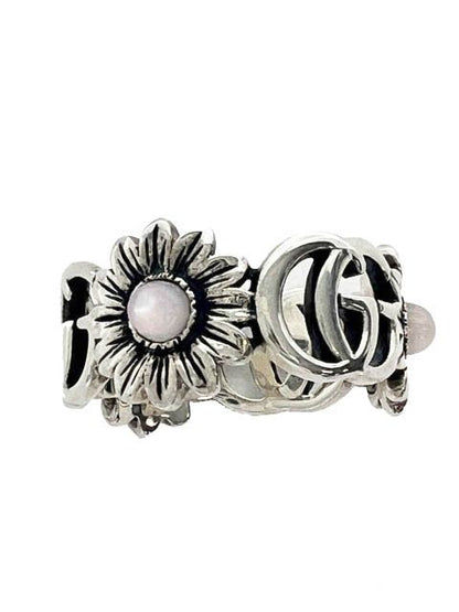 Gucci GG Marmont Mother-of-pearl Ring Flower Marmont Mother-of-pearl Ring
