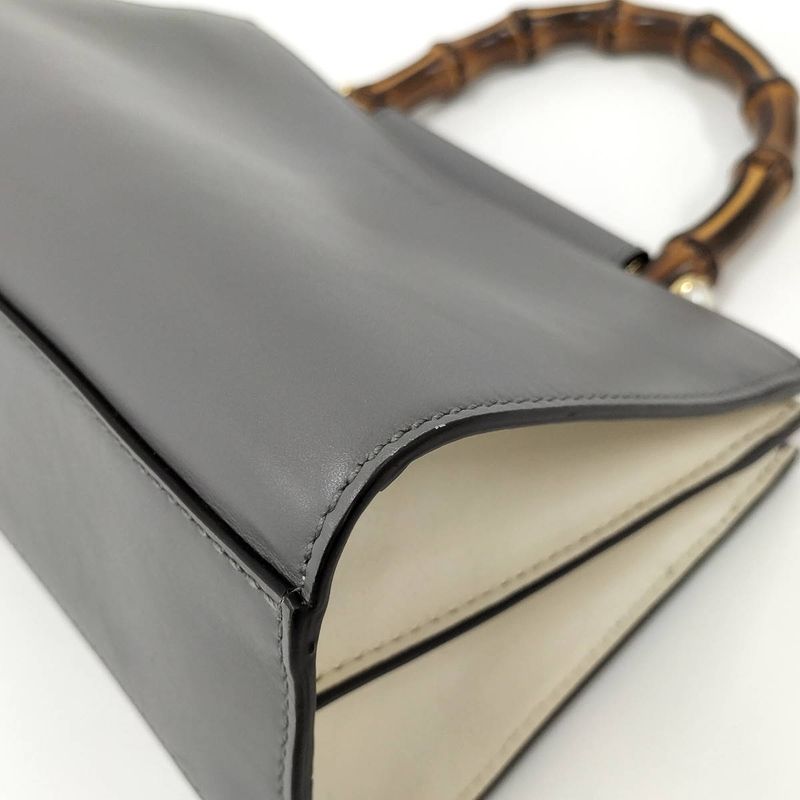 Gucci Bamboo Nim Fair Handbag 470271