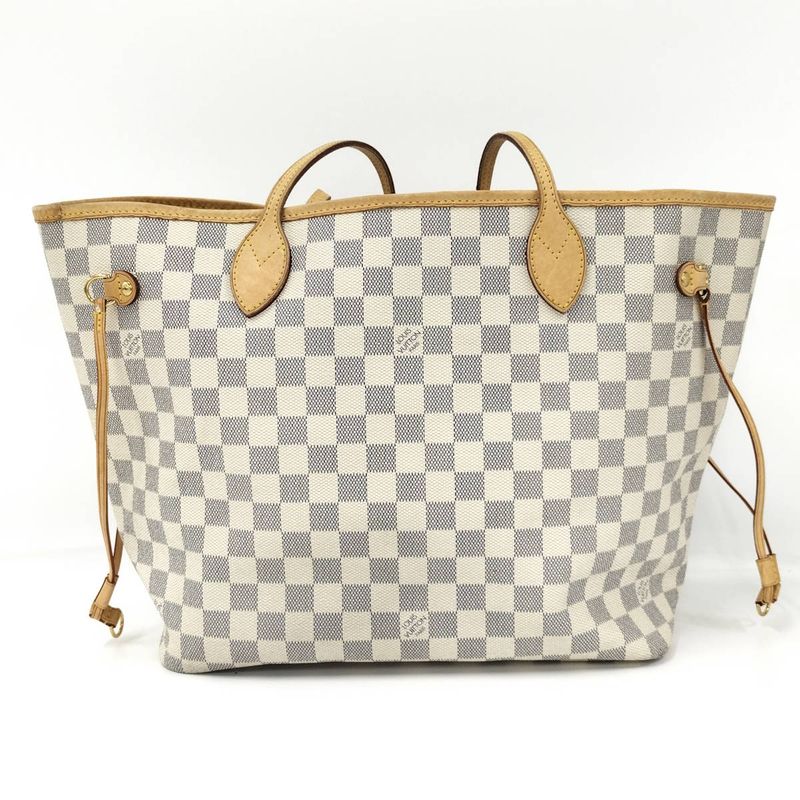 Louis Vuitton Tote Bag Neverfull MM Damier Azure N51107