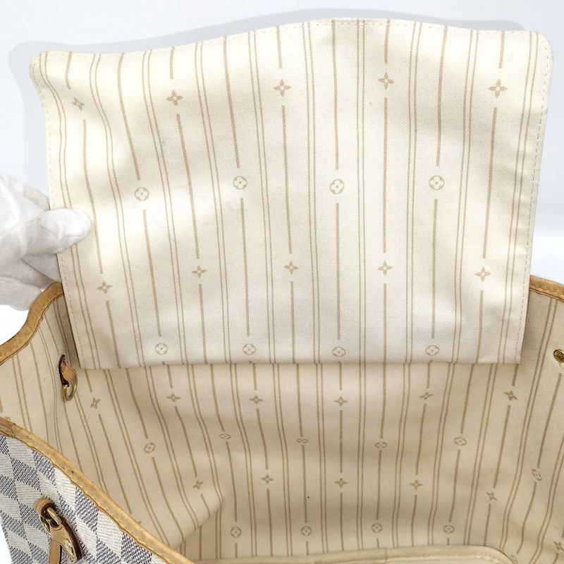 Louis Vuitton Tote Bag Neverfull MM Damier Azure N51107