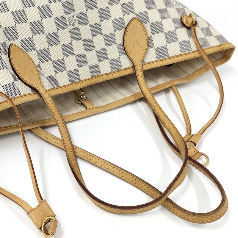 Louis Vuitton Tote Bag Neverfull MM Damier Azure N51107