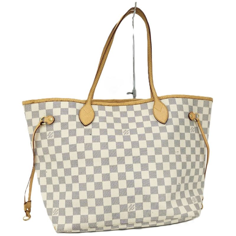 Louis Vuitton Tote Bag Neverfull MM Damier Azure N51107