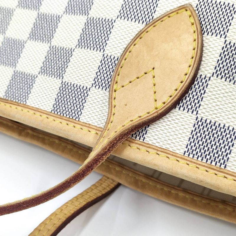 Louis Vuitton Tote Bag Neverfull MM Damier Azure N51107