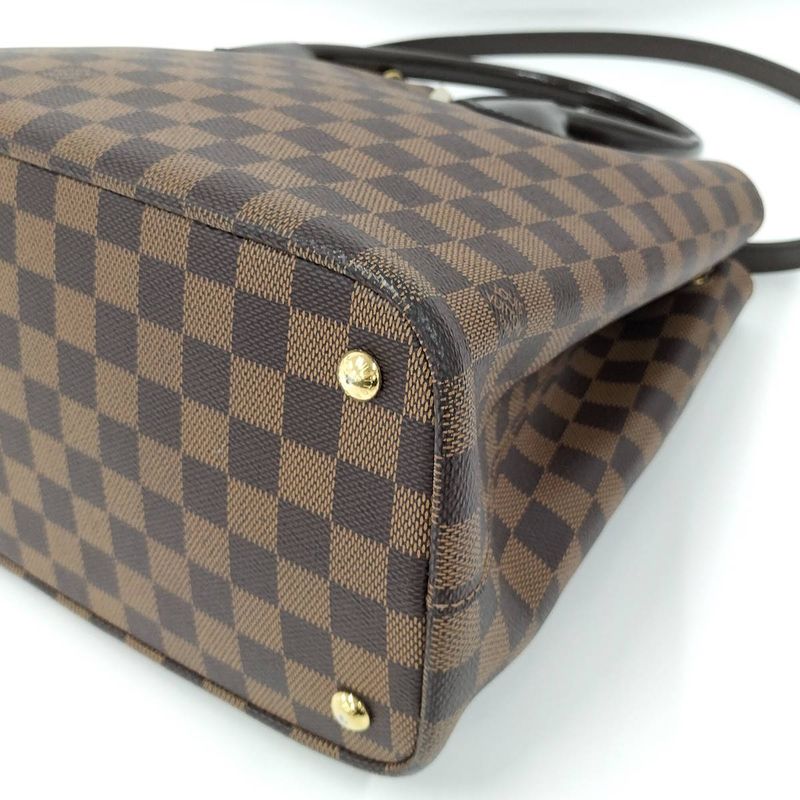 Louis Vuitton Kensington Beau Ring 2WAY Handbag Damier Ebène N41505