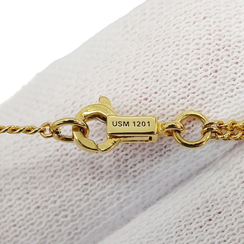 Celine Necklace Women's Brand Triomphe Gold 2strand Necklace Accessories