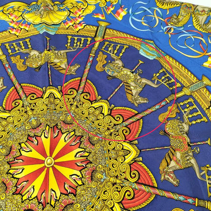 Hermes Carre 90 Luna Park Scarf Silk