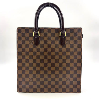 Louis Vuitton Venice PM Damier Ebene Damier Ebene Leather × PVC Brown Tote Bag