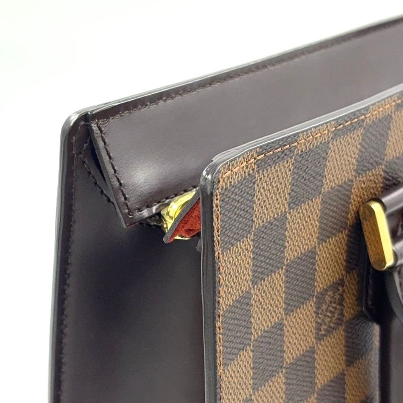 Louis Vuitton Venice PM Damier Ebene Damier Ebene Leather × PVC Brown Tote Bag