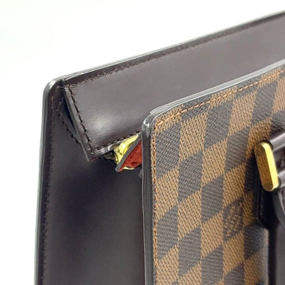 Louis Vuitton Venice PM Damier Ebene Damier Ebene Leather × PVC Brown Tote Bag