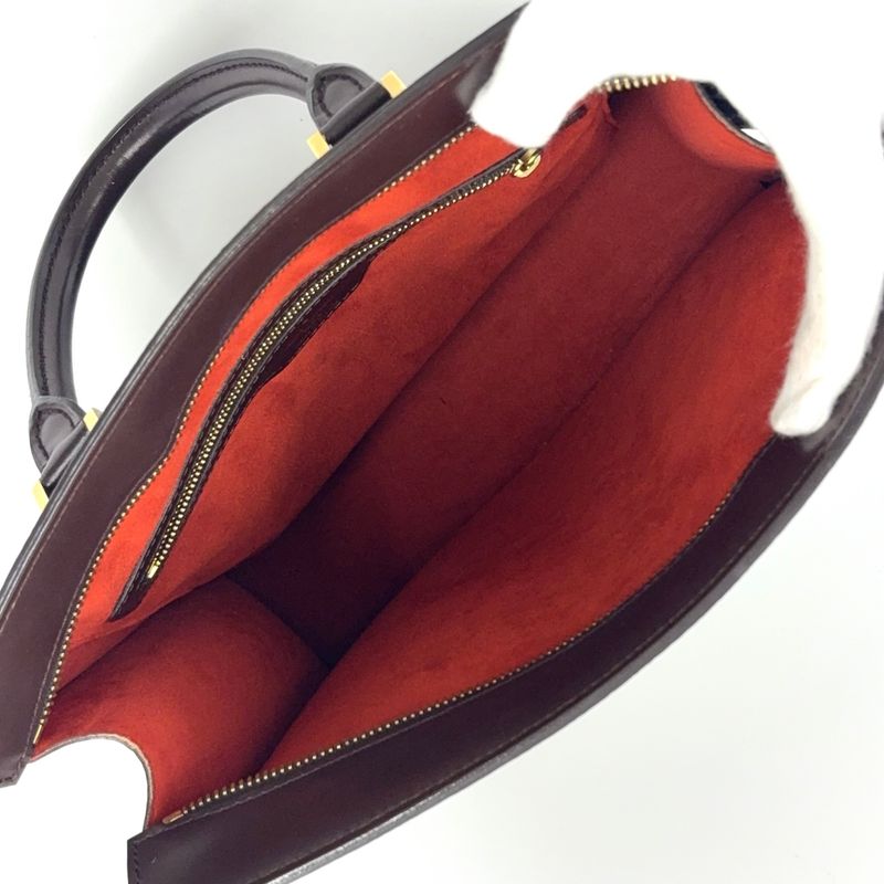 Louis Vuitton Venice PM Damier Ebene Damier Ebene Leather × PVC Brown Tote Bag