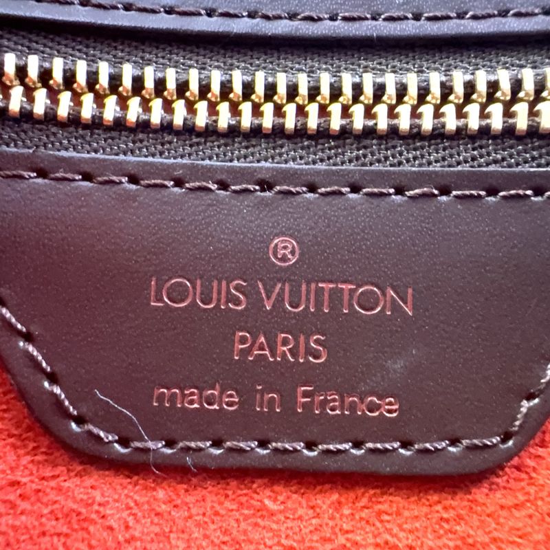 Louis Vuitton Venice PM Damier Ebene Damier Ebene Leather × PVC Brown Tote Bag