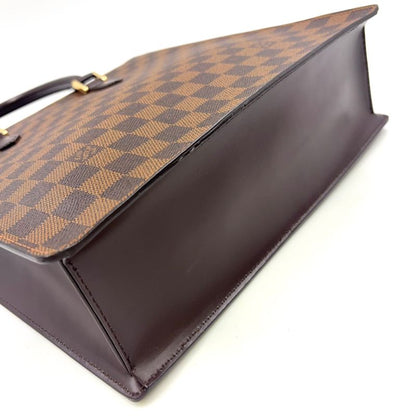 Louis Vuitton Venice PM Damier Ebene Damier Ebene Leather × PVC Brown Tote Bag