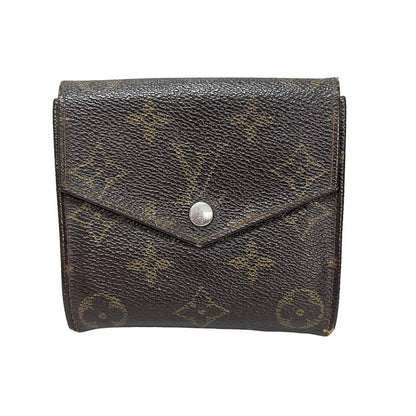 Louis Vuitton W Hook Wallet Monogram Porte Monnaie Vie (old Shape ) 190 -