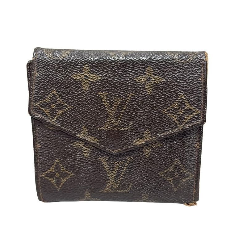 Louis Vuitton W Hook Wallet Monogram Porte Monnaie Vie (old Shape ) 190 -