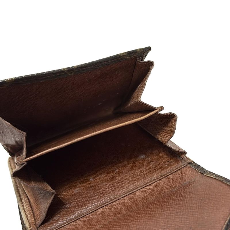 Louis Vuitton W Hook Wallet Monogram Porte Monnaie Vie (old Shape ) 190 -