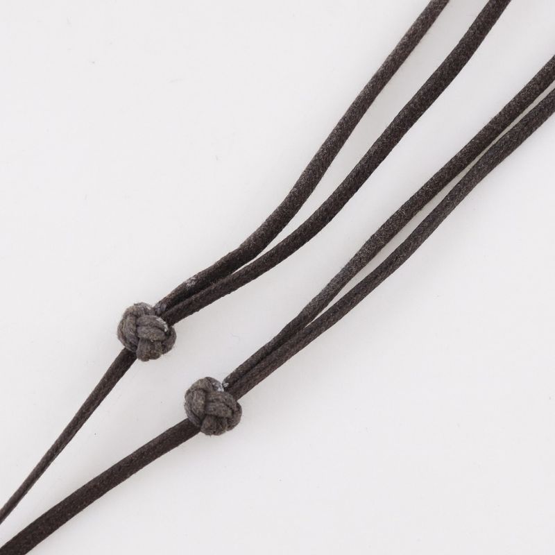 Hermes Remix Fidelift Buffalo Horn Brown/white Ladies 20g Necklace